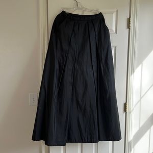 Alex Evenings Black Taffeta Ball Skirt Size M